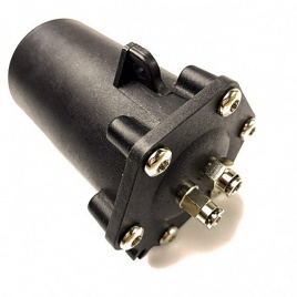 Осушитель компрессора Hitachi пневмоподвески AirBagit для Land Rover Discovery 3 (2004-2009)