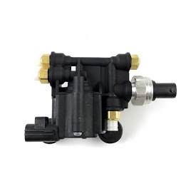 Блок клапанов ресивера пневмоподвески AirBagit для Land Rover Discovery 3